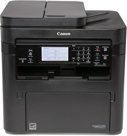 Canon imageCLASS MF269dw II - Monochrome, Duplex Wireless Laser Printer, All-in-One with Scanner, Copier, Fax, Auto Document Feeder, Mobile Ready, 30 PPM, Black